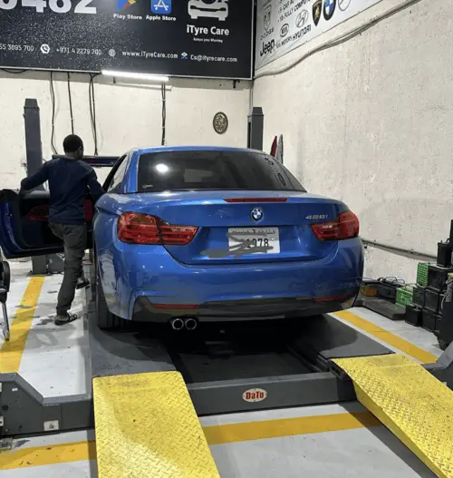 BMW wheel alignment Dubai