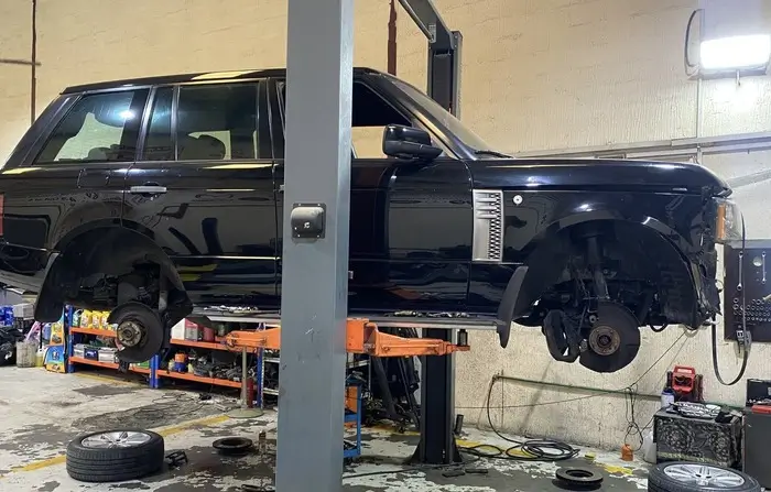 Brake system fault causing car to pull to one side