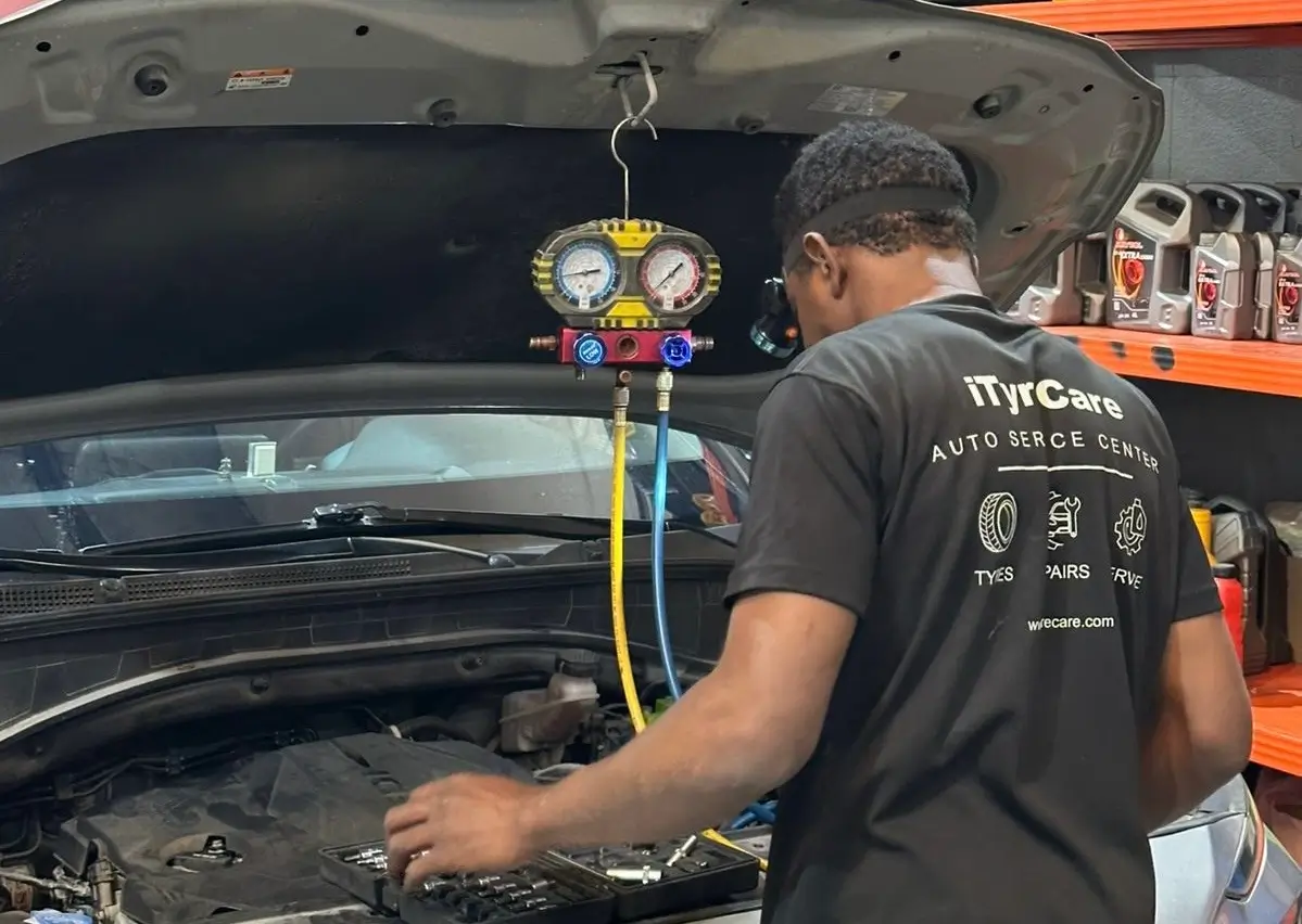 Car AC repair and inspection service in Dubai - iTyreCare Al Quoz