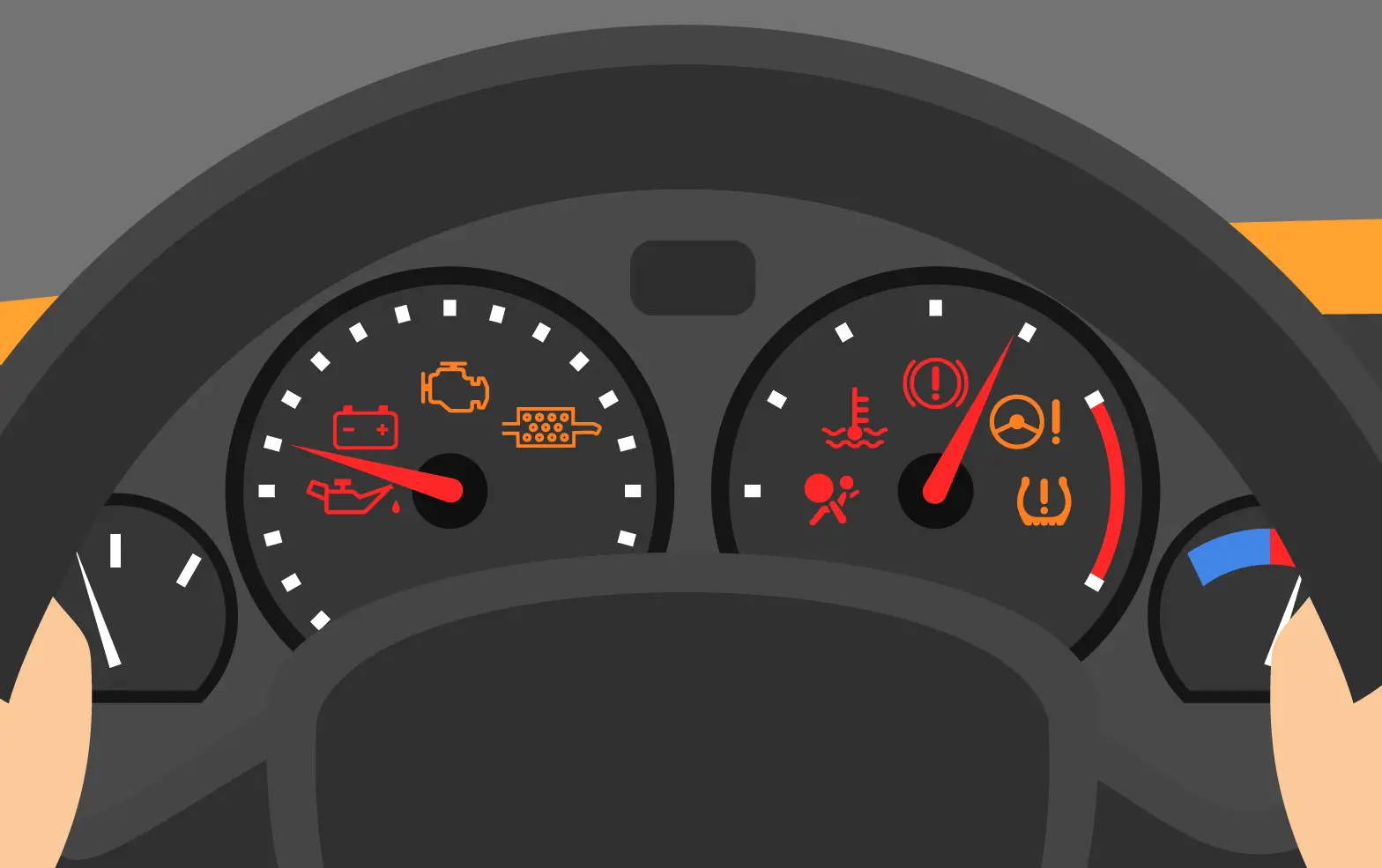 Car warning lights dashboard symbols guide - iTyreCare Auto Service Center Dubai