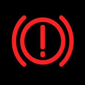 Brake warning light