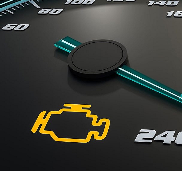 EGR fault warning light