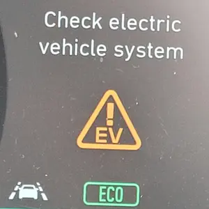 EV system warning light