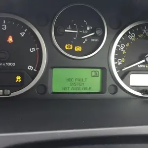 HDC fault warning light