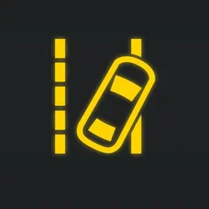 Lane departure warning light