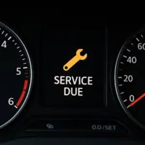 Service due warning light