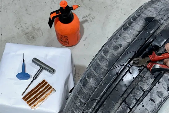 Tyre puncture repair in Dubai - professional mobile tyre repair service by iTyreCare