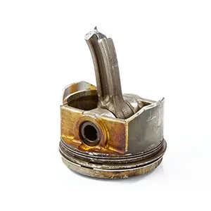 Damaged Engine Components Damaged Engine Components